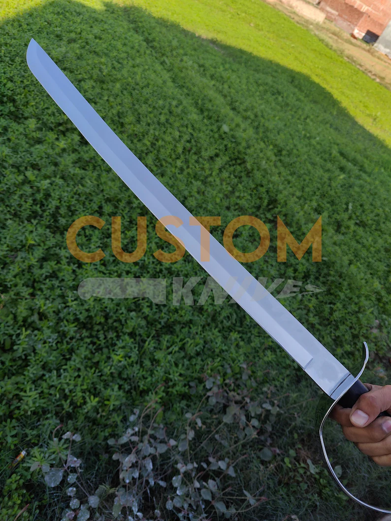 Legendary Pirate Cutlass Sword with Scabbard: High Carbon Steel Master Cosplay & Wall Hanging Historical Sword, Groomsmen Gift - Image 5