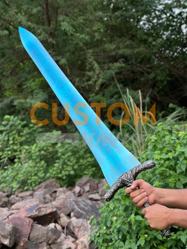 Elden Ring Dark Moon Greatsword Replica - Moonlight Cosplay Prop - Dark Souls Style Metal Sword - Gamer Gift for Husband - Image 3