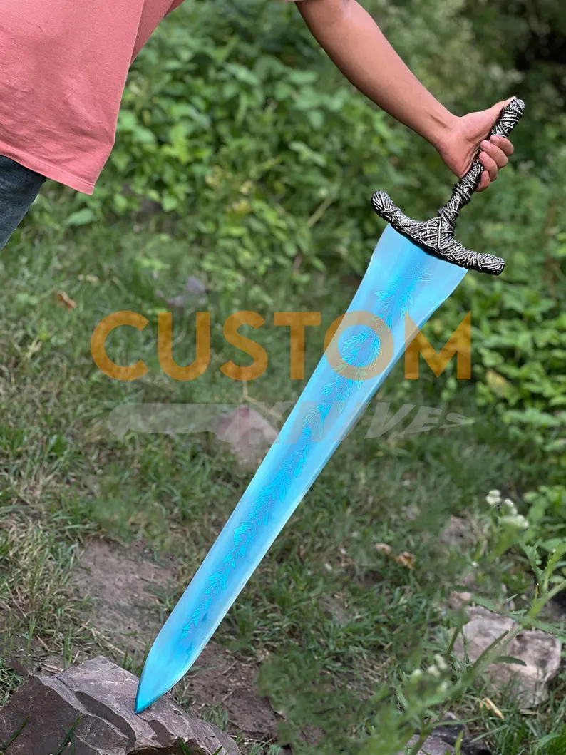 Elden Ring Dark Moon Greatsword Replica - Moonlight Cosplay Prop - Dark Souls Style Metal Sword - Gamer Gift for Husband - Image 2